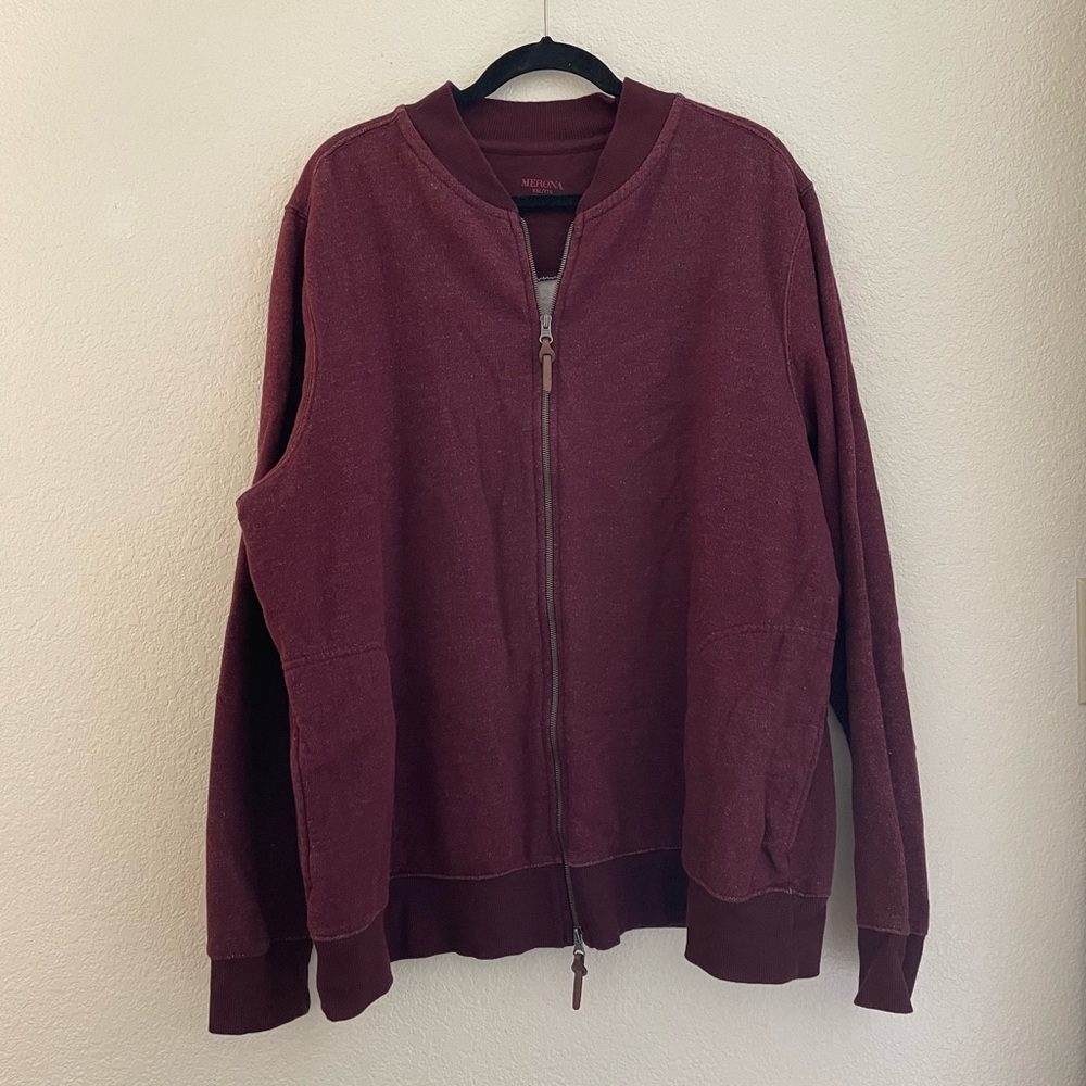 Mens Merona Zip Up Sweater
